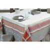 Serviettes de table Nappes, Sets de table Vent Du Sud Nappe enduite Mar&eacute;va 150 x 300 cm - gris et Orange Gris 150x270 cm. . Maison > Serviettes de table Nappes, Sets de table.