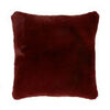 Coussins Pomax FLUF Rouge 45x45 cm. Coussin design effet fourrure.. Maison & D&eacute;co > Coussins.