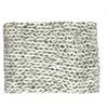 Plaids, jet&eacute;s Pomax NITTU Blanc 125x150 cm. Plaid design maille au tissage tr&egrave;s chaud et tendance.. Maison & D&eacute;co > Plaids, jet&eacute;s.