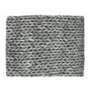 Plaids, jet&eacute;s Pomax NITTU Gris 125x150 cm. Plaid design maille au tissage tr&egrave;s chaud et tendance.. Maison & D&eacute;co > Plaids, jet&eacute;s.