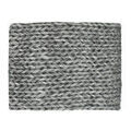Linge de maison sur Grenoble : Plaids, jet&eacute;s Pomax NITTU Gris 125x150 cm. Plaid design maille au tissage tr&egrave;s chaud et tendance.. Maison & D&eacute;co > Plaids, jet&eacute;s.