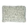 Coussins Pomax NITTU Blanc 30x50 cm. Coussin au design tricot.. Maison & D&eacute;co > Coussins.