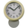 D&eacute;coration sur Grenoble : Horloges Versa Pendule de cuisine r&eacute;tro Jaune Pastel Jaune Unique. . Maison > Horloges.