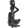Statuettes et figurines Versa D&eacute;coration femme africaine porteuse d'eau assise Noir Unique. . Maison & D&eacute;co > Statuettes et figurines.