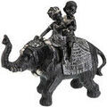 D&eacute;coration sur Grenoble : Statuettes et figurines Versa D&eacute;coration Africaine - Elephant et enfants Noir Unique. . Maison & D&eacute;co > Statuettes et figurines.