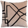 Linge de maison sur Grenoble : Housses de coussins Vivaraise FARA BRODE Beige 45x45 cm. Housse de coussin d&eacute;houssable.. Maison & D&eacute;co > Housses de coussins.