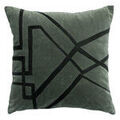 Linge de maison sur Grenoble : Housses de coussins Vivaraise FARA BRODE Gris 45x45 cm. Housse de coussin d&eacute;houssable.. Maison & D&eacute;co > Housses de coussins.