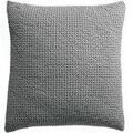 Linge de maison sur Grenoble : Housses de coussins Vivaraise MAIA Gris 45x45 cm. Housse de coussin d&eacute;houssable.Tissage nid d'abeille.. Maison & D&eacute;co > Housses de coussins.