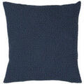 Linge de maison sur Grenoble : Housses de coussins Vivaraise MAIA Bleu 45x45 cm. Housse de coussin d&eacute;houssable.Tissage nid d'abeille.. Maison & D&eacute;co > Housses de coussins.