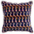 Linge de maison sur Grenoble : Housses de coussins Vivaraise TAHIS Bleu 45x45 cm. Housse de coussin d&eacute;houssable.. Maison & D&eacute;co > Housses de coussins.