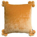 Linge de maison sur Grenoble : Housses de coussins Vivaraise TENDER POMPONS Jaune 45x45 cm. Housse de coussin d&eacute;houssable.. Maison & D&eacute;co > Housses de coussins.