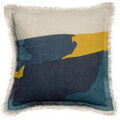 Linge de maison sur Grenoble : Housses de coussins Vivaraise ZEFF NAIA Bleu 45x45 cm. Housse de coussin d&eacute;houssable.. Maison & D&eacute;co > Housses de coussins.