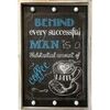 Tableaux, toiles Item International Grande Plaque en bois Coffee Latte lumineuse