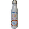 Bouteilles Enesco Bouteille isotherme en inox L'eau est l'&acirc;me de la Plan&egrave;te Blanc Unique. . Maison & D&eacute;co > Bouteilles.