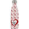 Bouteilles Enesco Bouteille isotherme en inox Love Rouge Unique. . Maison & D&eacute;co > Bouteilles.