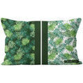 Linge de maison sur Grenoble : Housses de coussins Soleil D'Ocre Vegetal Vert 30x50 cm. . Maison & D&eacute;co > Housses de coussins.