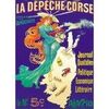 Affiches, posters Editions Clouet Reproduction d'affiche ancienne La d&eacute;p&ecirc;che Corse Bleu 50x70 cm. . Maison & D&eacute;co > Maison > Affiches, posters.