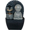 Statuettes et figurines Signes Grimalt Fontaine d'int&eacute;rieur grise Moine Bouddhiste en Polyr&eacute;sine 19 Gris Unique. . Maison & D&eacute;co > Statuettes et figurines.