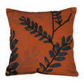 Linge de maison sur Grenoble : Housses de coussins C&ocirc;t&eacute; Table ELYAH Marron 45x45 cm. . Maison & D&eacute;co > Housses de coussins.