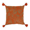Linge de maison sur Grenoble : Housses de coussins Sema BRONZE Orange 45x45 cm. . Maison & D&eacute;co > Housses de coussins.