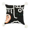 Linge de maison sur Grenoble : Housses de coussins Sema ARTY Noir 45x45 cm. . Maison & D&eacute;co > Housses de coussins.