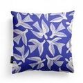 Linge de maison sur Grenoble : Housses de coussins Maison Jean-Vier BAKEA Bleu 40x40 cm. Tissage Jacquard.Traitement anti-r&eacute;trecissement.. Maison & D&eacute;co > Housses de coussins.