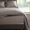 Draps housse Vent Du Sud Drap housse Cendre en percale de coton 180 x 200 x 30 cm