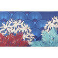 D&eacute;coration sur Grenoble : Tapis Stof Tapis de sol Bohochic 45 x 75 cm Bleu Unique. . Maison & D&eacute;co > Tapis.