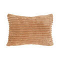 Linge de maison sur Grenoble : Coussins Present Time RIBBED Marron 30x50 cm. . Maison & D&eacute;co > Coussins.