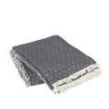Linge de maison sur Grenoble : Plaids, jet&eacute;s Broste Copenhagen PAULA Bleu 130x180 cm. . Maison & D&eacute;co > Plaids, jet&eacute;s.