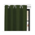 Linge de maison sur Grenoble : Rideaux, stores Soleil D'Ocre PANAMA Vert 135x250 cm. Finition ?illets.. Maison & D&eacute;co > Rideaux, stores.