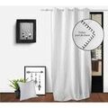 Linge de maison sur Grenoble : Rideaux, stores Soleil D'Ocre SPIRIT Blanc 135x250 cm. Finition ?illets.. Maison & D&eacute;co > Rideaux, stores.