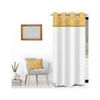 Rideaux, stores Soleil D'Ocre VINTAGE Jaune 135x250 cm. Finition ?illets.Parement imprim&eacute;, finition biais velours.. Maison & D&eacute;co > Rideaux, stores.