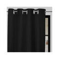 Linge de maison sur Grenoble : Rideaux, stores Soleil D'Ocre BOHEME Noir 140x240 cm,135x250 cm,140x180 cm. Finition ?illets.Entretien facile car vite lav&eacute; et vite s&eacute;ch&eacute;.Repassage superflu.. Maison & D&eacute;co > Rideaux, stores.