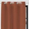 Rideaux, stores Soleil D'Ocre ECLIPSE Orange 135x180 cm. Finition ?illets.Rideau qui occulte &agrave; 100% la lumi&egrave;re gr&acirc;ce &agrave; sa doublure en PVC. Taille sp&eacute;ciale pour les fen&ecirc;tres avec radiateur.. Maison & D&eacute;co > Rideaux, stores.