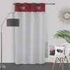 Rideaux, stores Soleil D'Ocre LOVE Rouge 140x240 cm,135x250 cm. Finition ?illets.. Maison & D&eacute;co > Rideaux, stores.