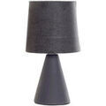 Lampes &agrave; poser Item International Lampe en Gr&egrave;s Gris fonc&eacute; 25 cm Gris Unique. . Maison & D&eacute;co > Lampes &agrave; poser.