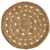 Tapis Unimasa Tapis en Jute 120 x 120 cm Beige Unique. . Maison & D&eacute;co > Tapis.