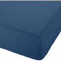 Linge de maison sur Grenoble : Draps housse Vent Du Sud Drap housse Azur en percale de coton 80 fils 90 x 190 x 30 cm