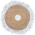 Tapis Signes Grimalt Tapis rond &agrave; franges en Jute 90 x 90 cm Beige Unique. . Maison & D&eacute;co > Tapis. Grenoble