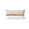Linge de maison sur Grenoble : Coussins Soleil D'Ocre CANDICE Blanc 30x50 cm. Coussin d&eacute;houssable.. Maison & D&eacute;co > Coussins.
