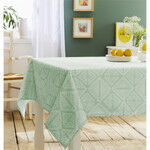 Serviettes de table Nappes, Sets de table Tradilinge BOHO Vert Diam 180 cm. Nappe &agrave; l'entretien simple et sans repassage.Finition bord biais.. Maison > Serviettes de table Nappes, Sets de table.