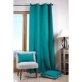 Linge de maison sur Grenoble : Rideaux, stores Stof Un panneau de Rideau tamisant &agrave; oeillets - Celadon Bleu Unique. . Maison & D&eacute;co > Rideaux, stores.