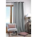 Linge de maison sur Grenoble : Rideaux, stores Stof Un panneau de Rideau tamisant &agrave; oeillets - Gris souris Gris Unique. . Maison & D&eacute;co > Rideaux, stores.