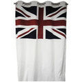 Linge de maison sur Grenoble : Rideaux, stores DecoByZorlu BRITANNIA Blanc 140x270 cm. 8 ?illets.. Maison & D&eacute;co > Rideaux, stores.