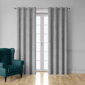 Linge de maison sur Grenoble : Rideaux, stores DecoByZorlu LEEDS Gris 140x250 cm. . Maison & D&eacute;co > Rideaux, stores.