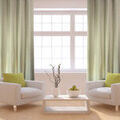 Linge de maison sur Grenoble : Rideaux, stores DecoByZorlu Z&Eacute;BULON Beige 140x260 cm. Jacquard, 8 ?illets.. Maison & D&eacute;co > Rideaux, stores.