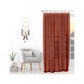 Voilages Soleil D'Ocre SPIRIT Orange 135x250 cm. Fintion anneaux en acier inox, anti-rouille.. Maison & D&eacute;co> Voilages. Grenoble