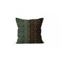 Coussins Soleil D'Ocre VELVET Vert 40x40 cm. Coussin d&eacute;houssable.Toucher tr&egrave;s doux, double face imprim&eacute;e.. Maison & D&eacute;co > Coussins.
