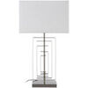 Lampes &agrave; poser Ixia Lampe de table en m&eacute;tal gris Gris Unique. . Maison & D&eacute;co > Lampes &agrave; poser.